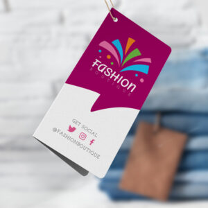 Folded Hang Tags